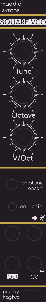 Square VCO panel