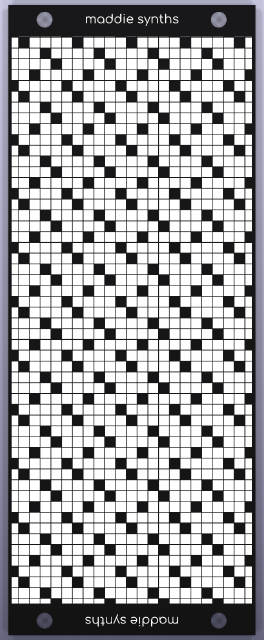 10 HP blank Eurorack panel, back